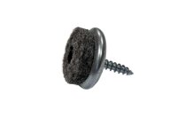 Fussgleiter Filz Ø 24 mm H 8 mm, mit Schraube